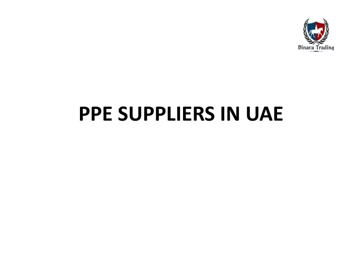 ppe suppliers in uae