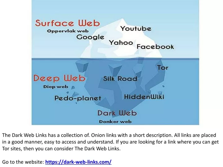 the dark web links has a collection of onion