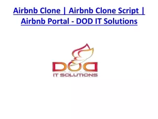 airbnb clone airbnb clone script airbnb portal dod it solutions