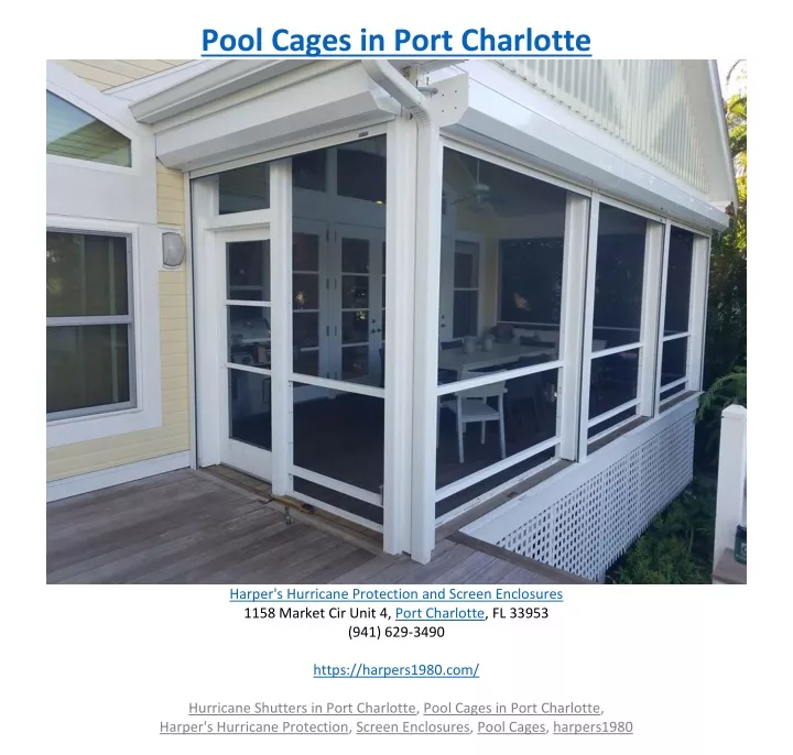 pool cages in port charlotte