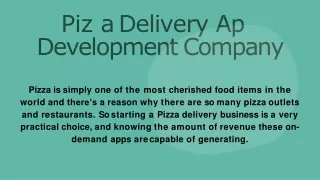 How to build Pizza Delivery App for business?