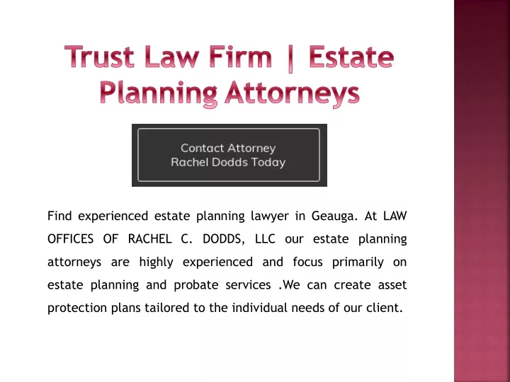trust law firm estate planning attorneys