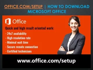 office com setup how to download microsoft office