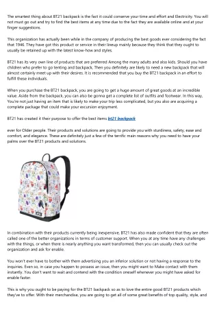 the smartest thing about bt21 backpack