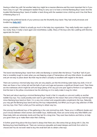 having a infant boy with yet another baby