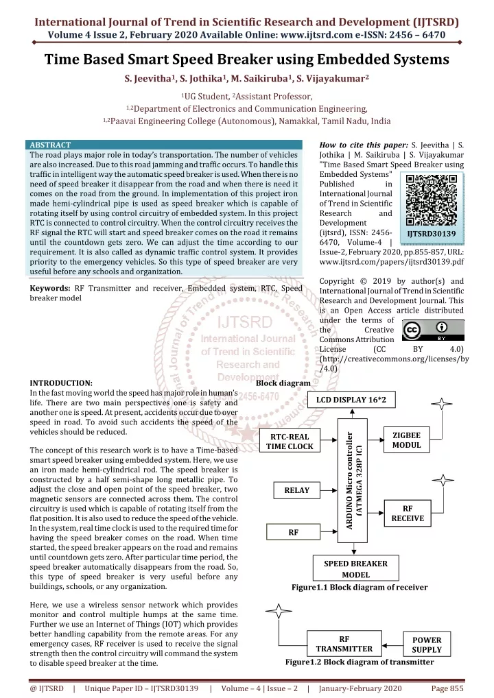 international journal of trend in scientific