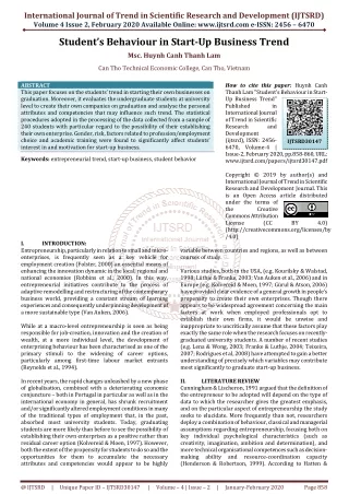 international journal of trend in scientific