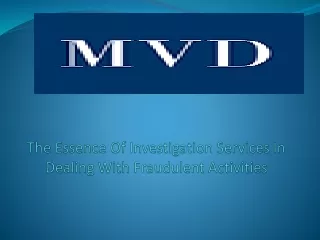 the essence of investigation services in dealing with fraudulent activities