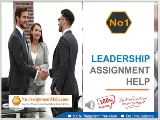 Leadership Assignment Help By Experienced Writers