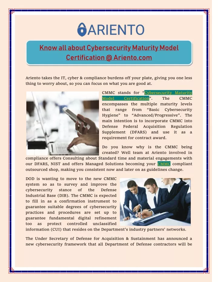 know all about cybersecurity maturity model