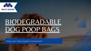 Biodegradable Dog Bags