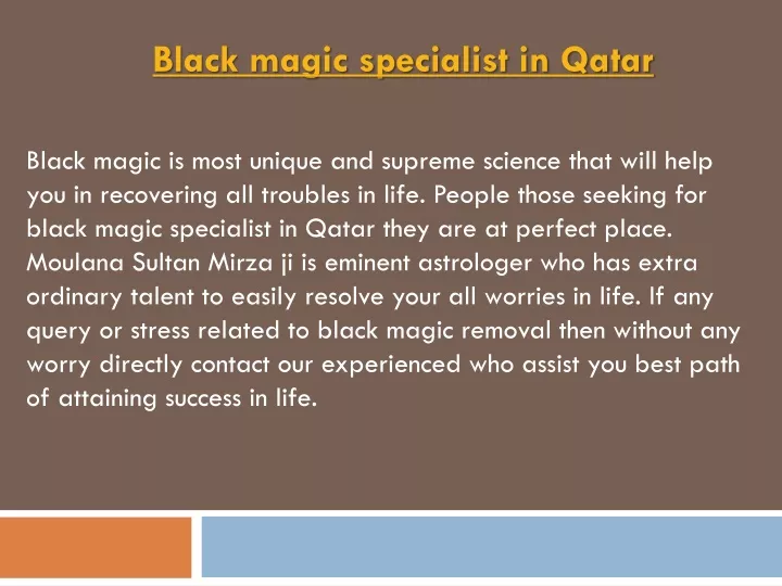 black magic specialist in q atar