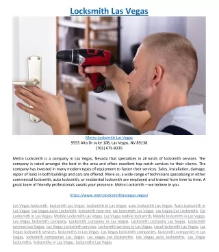 locksmith las vegas