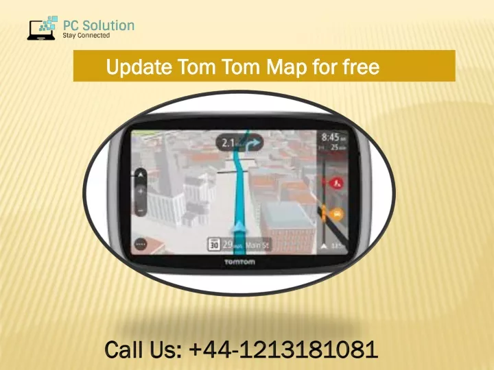 update tom tom map for free