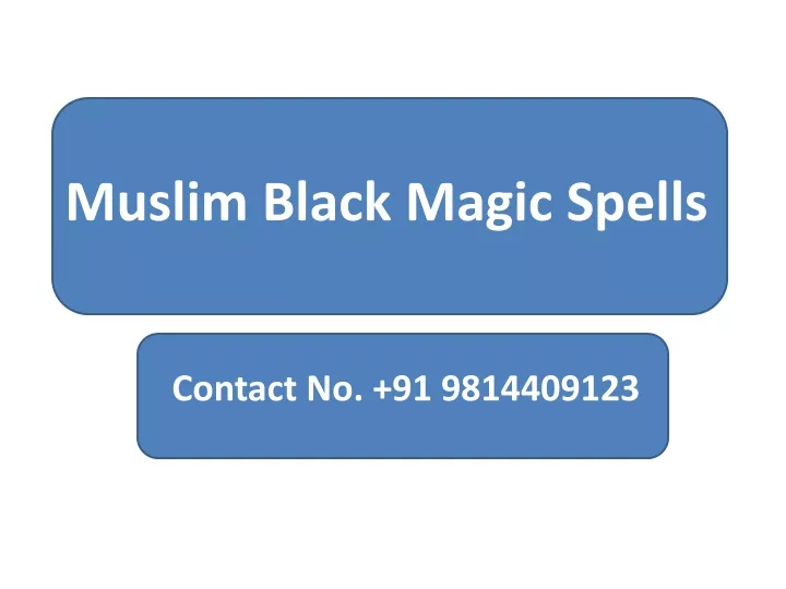 muslim black magic spells