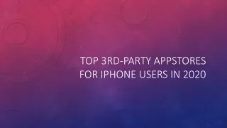 top 3rd party appstores for iphone users in 2020