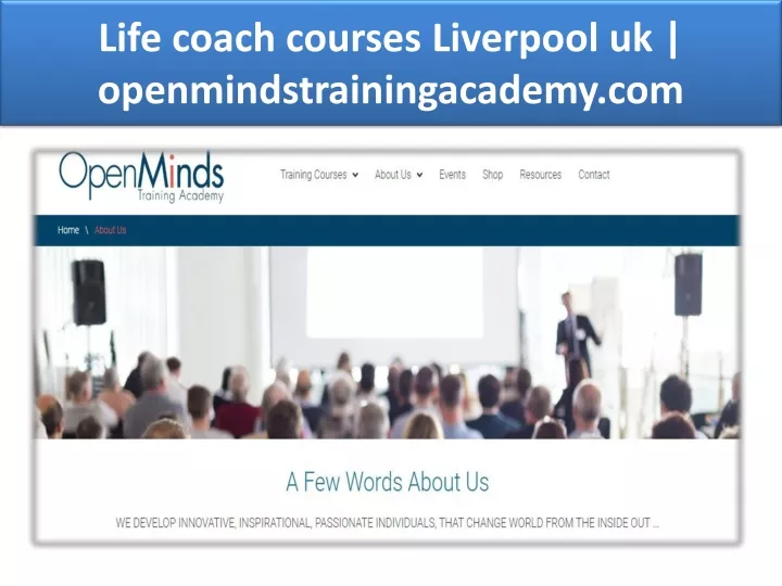life coach courses liverpool uk openmindstrainingacademy com