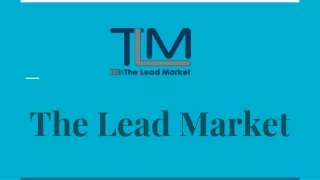 Build Your Online Presence | The Lead Market