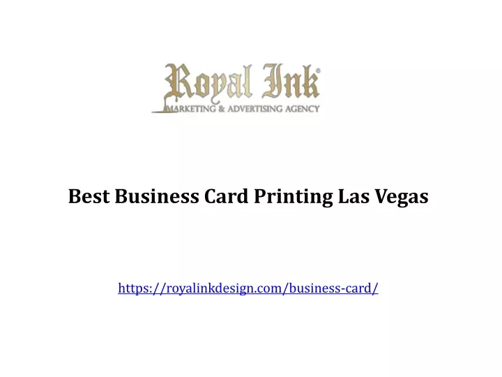 best business card printing las vegas