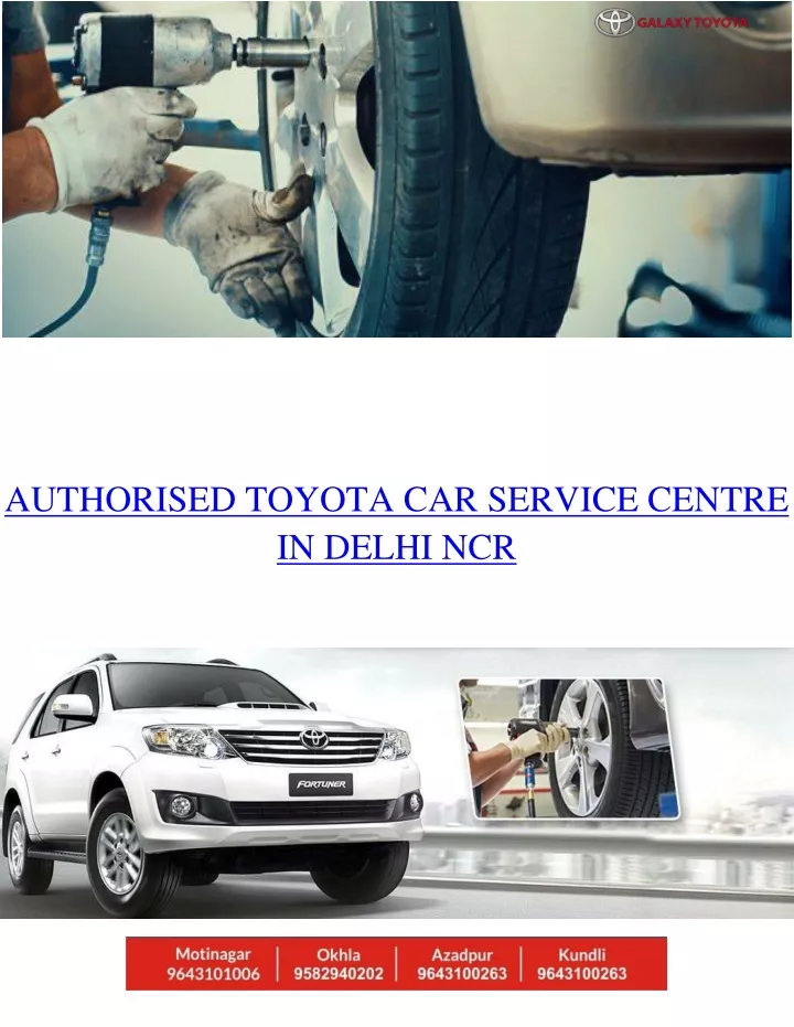 authorised toyota car service centre in delhi ncr