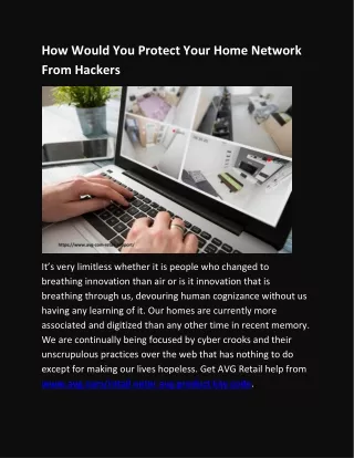 how would you protect your home network from