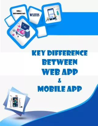 Key Difference between Web App and Mobile App