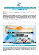 Start a Business Availing The Services Provided By Pharma Companies - slide 1