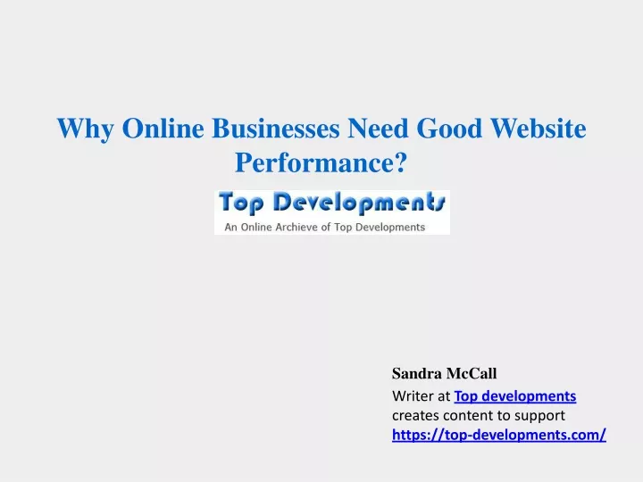 why online businesses need good website