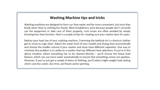 Washing Machine Expert Reviews