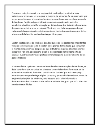 cuando se trata de cumplir con gastos m dicos