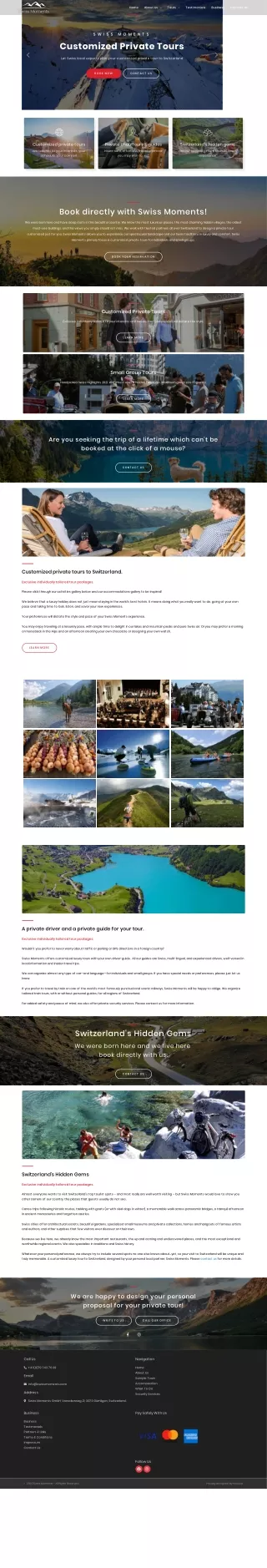 Customized tour Switzerland - Swissmoments.com