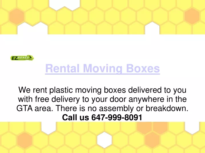 rental moving boxes