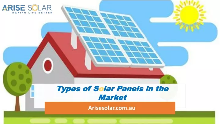 types of s o lar panels in the market