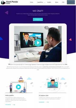 Explainer Video Production Services Company | Giant Panda Studio