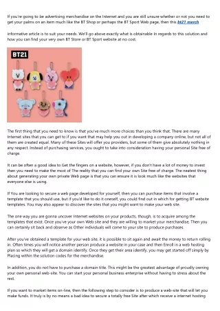 What Would the World Look Like Without bts website?